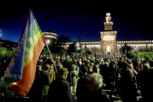 Da noi i pacifisti vietano le bandiere d’Israele