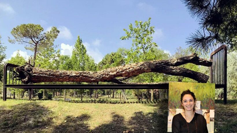 «Alberi sradicati su enormi letti di ferro. Così celebro la vita»