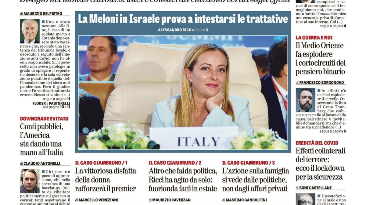 Oggi in edicola