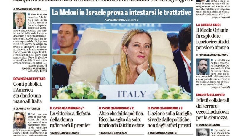 Oggi in edicola