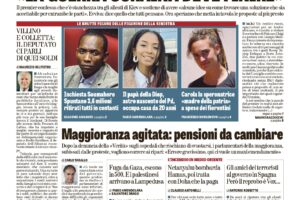 Oggi in edicola