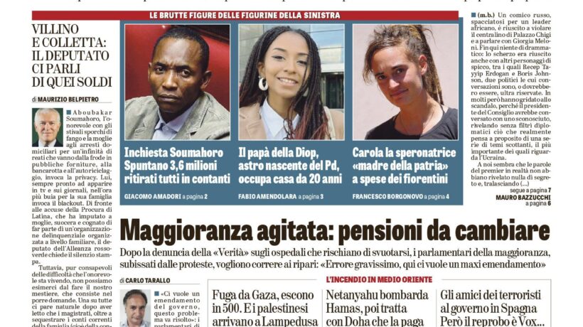 Oggi in edicola