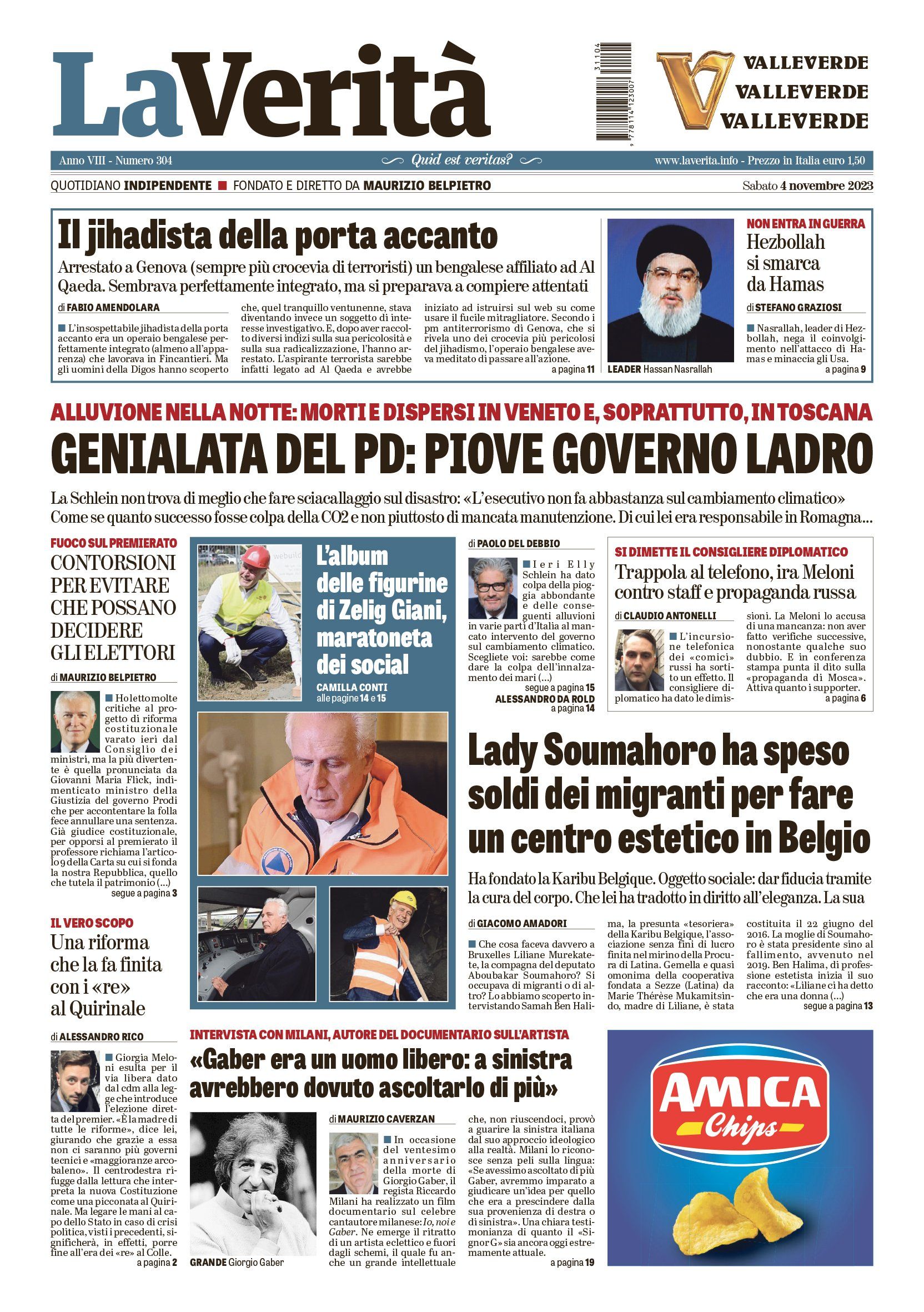 Oggi in edicola