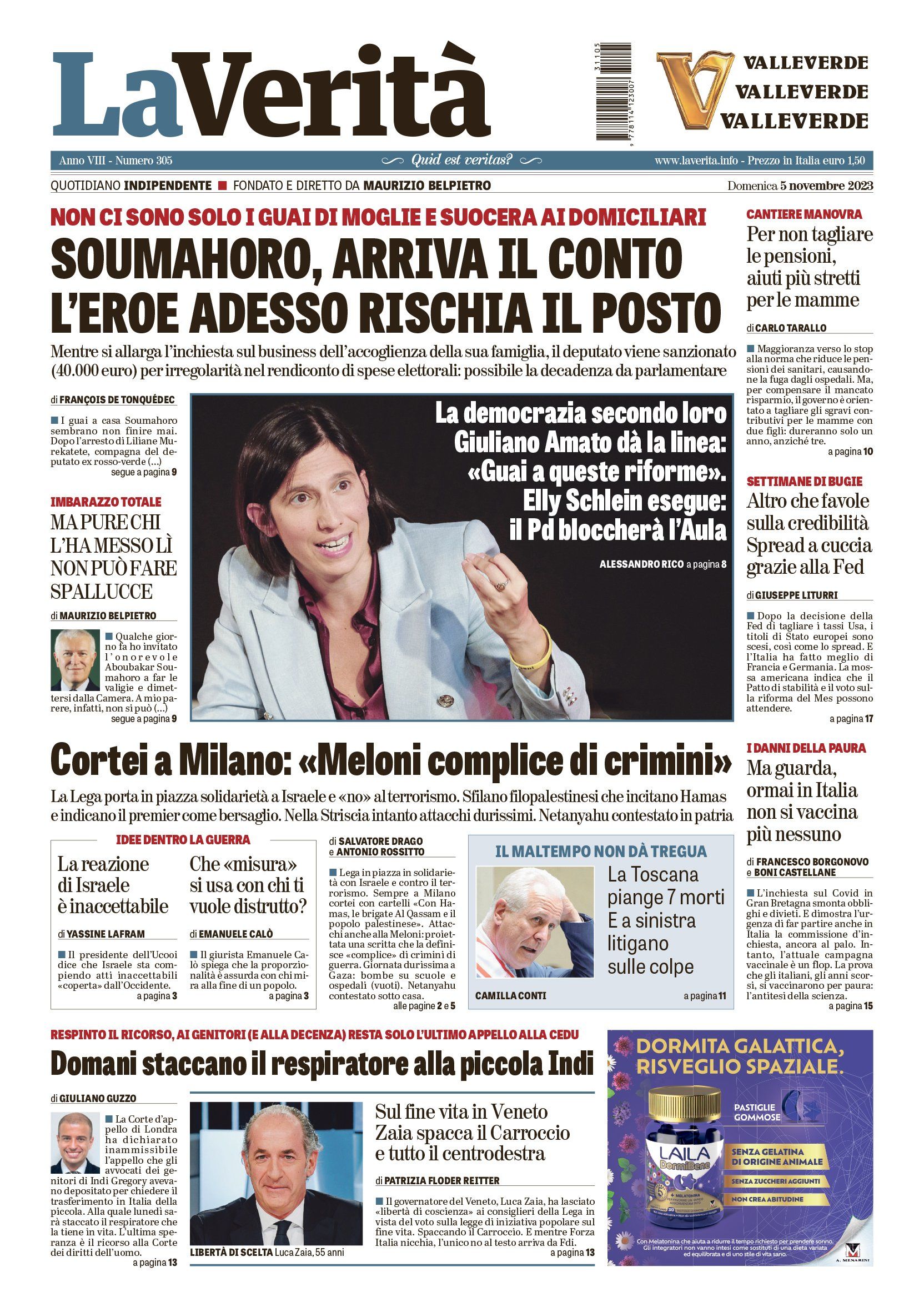 Oggi in edicola
