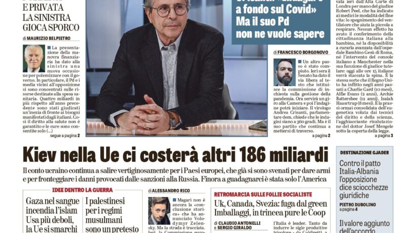Oggi in edicola