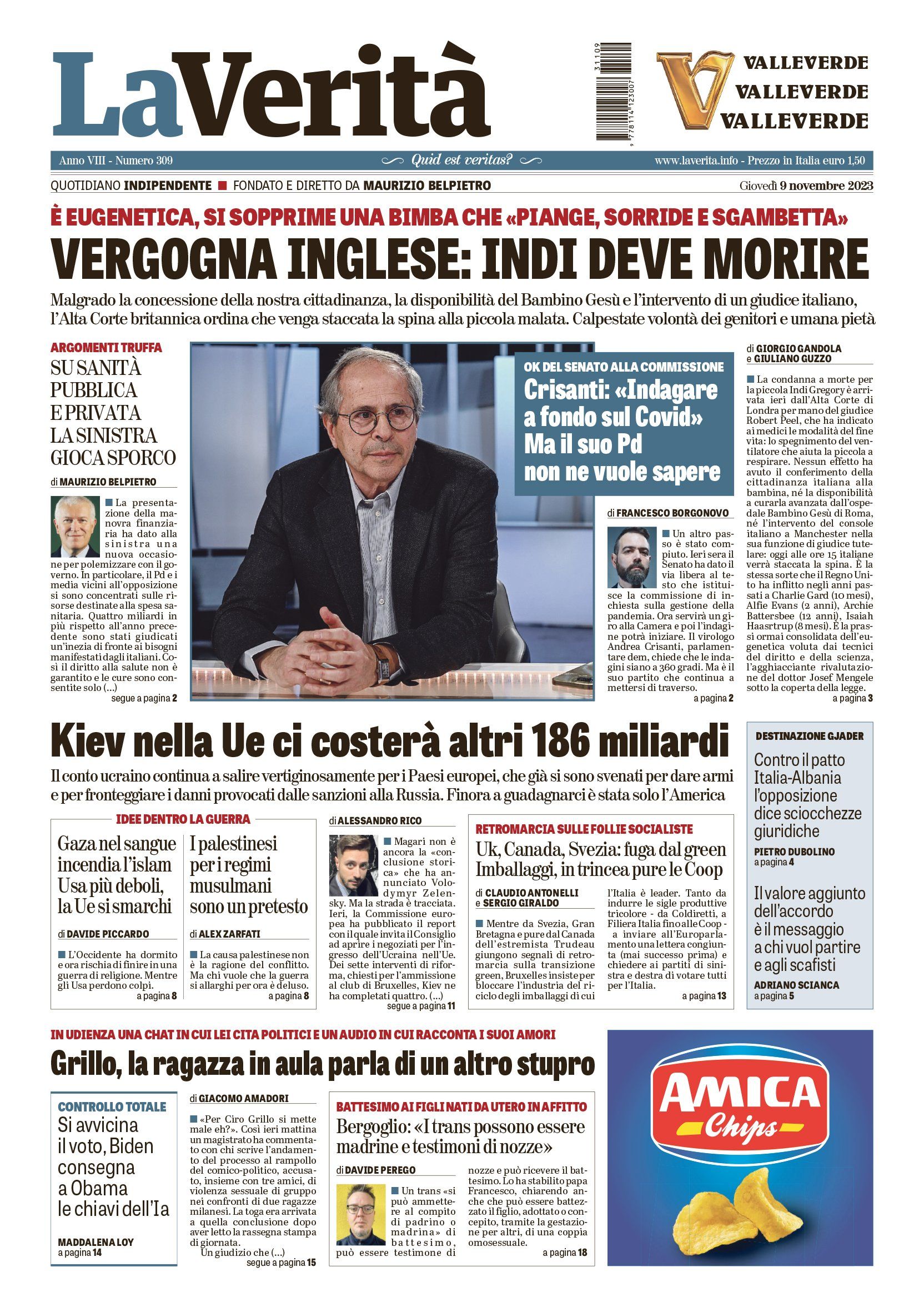 Oggi in edicola