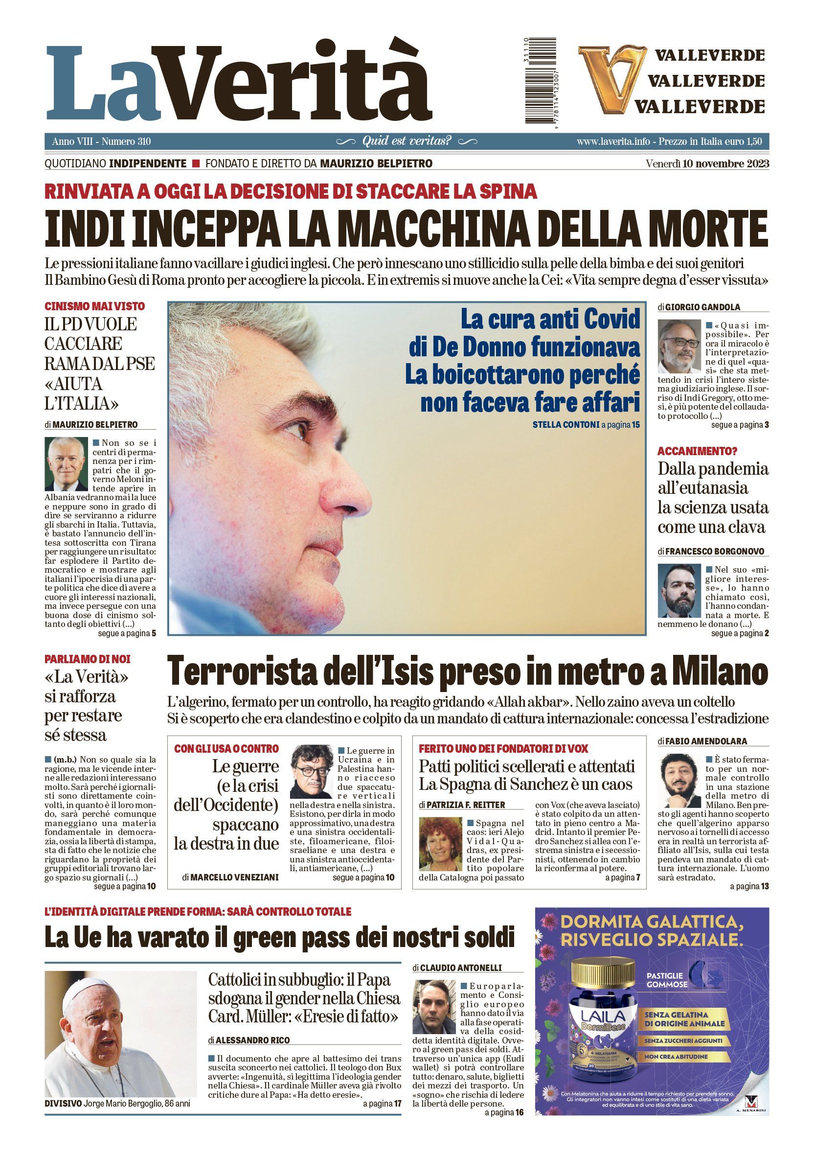 Oggi in edicola