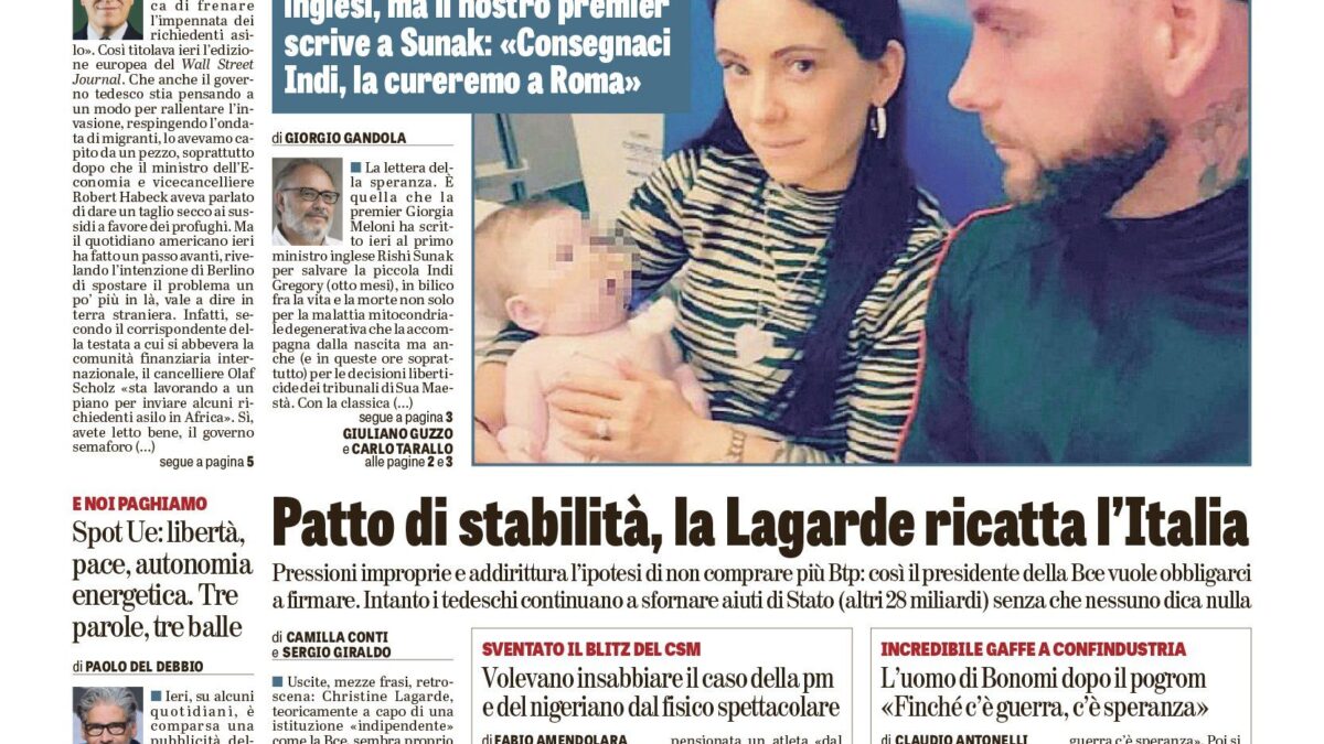 Oggi in edicola