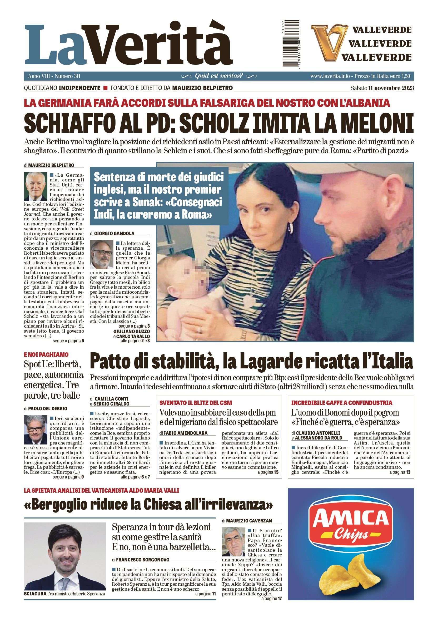 Oggi in edicola