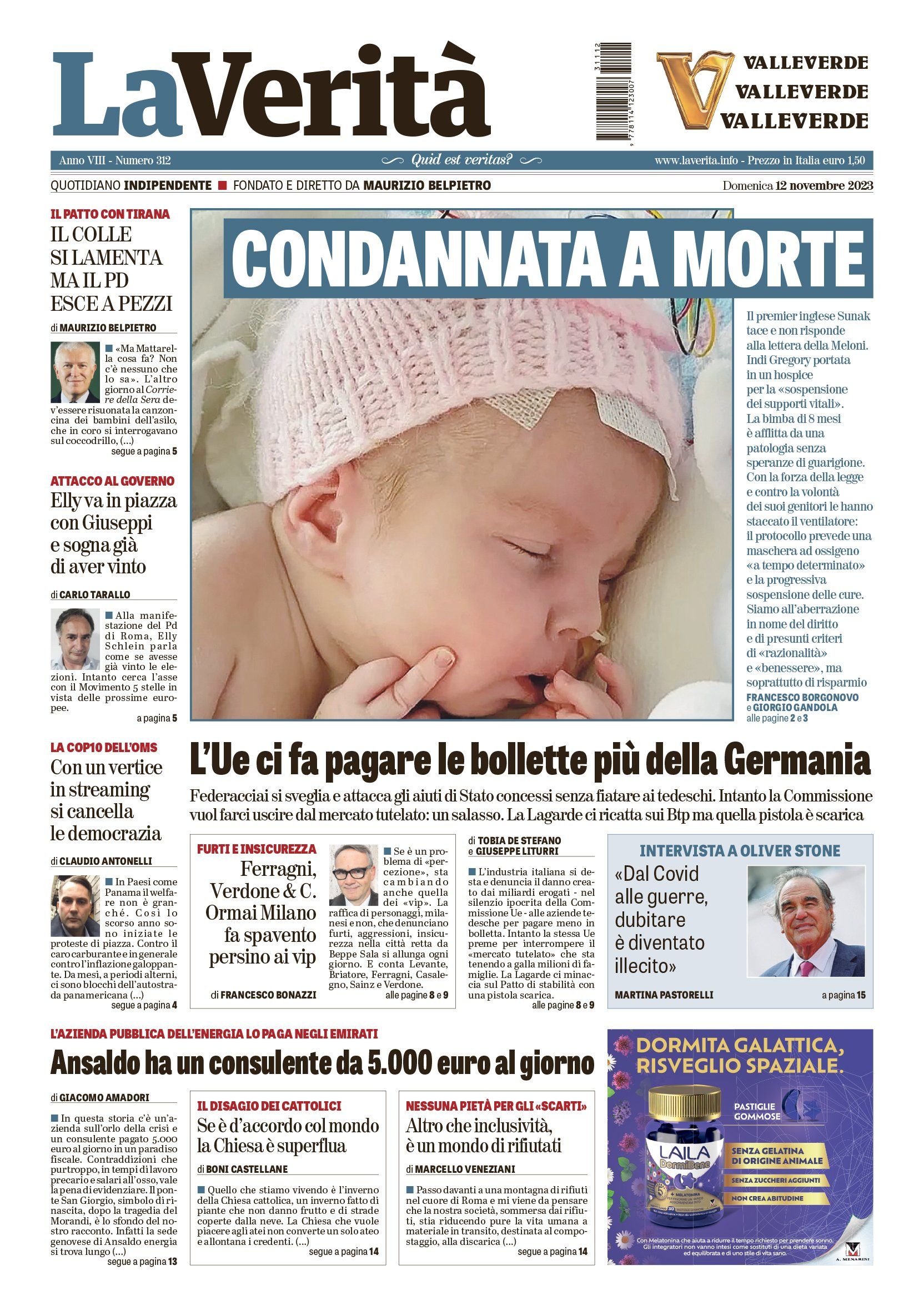 Oggi in edicola