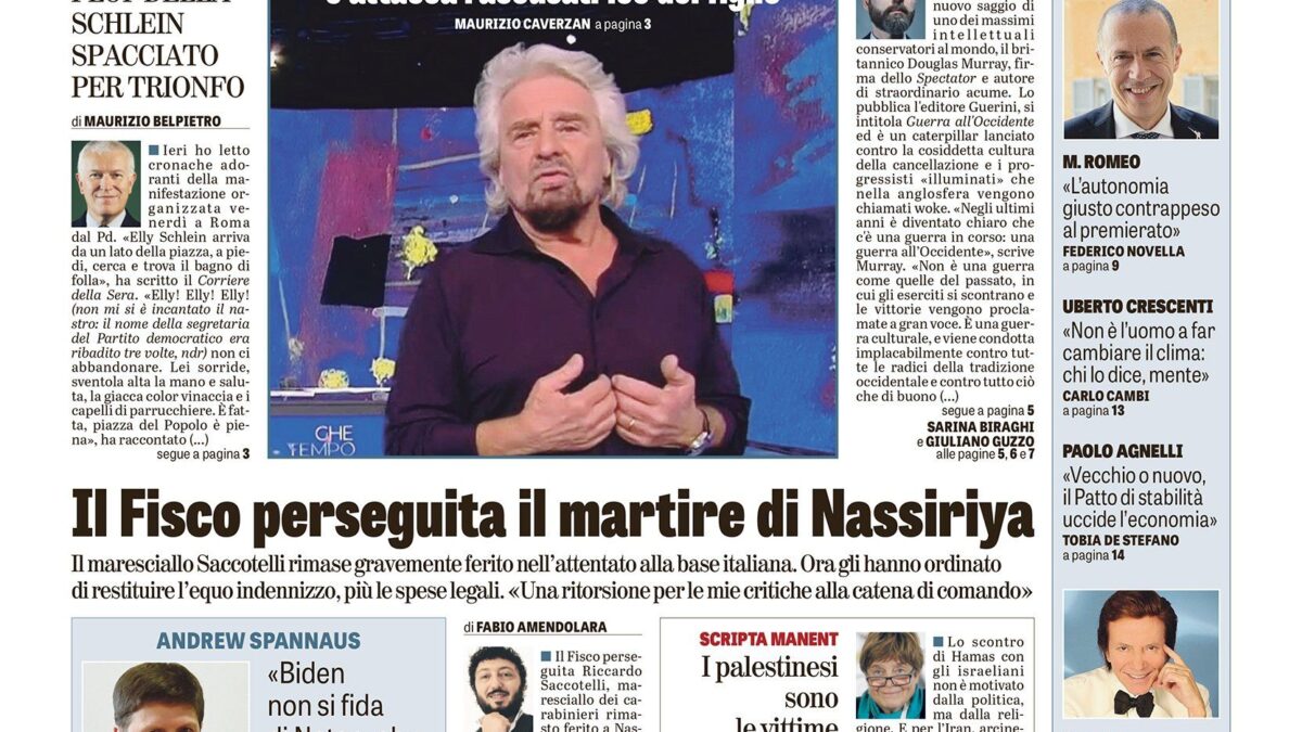 Oggi in edicola