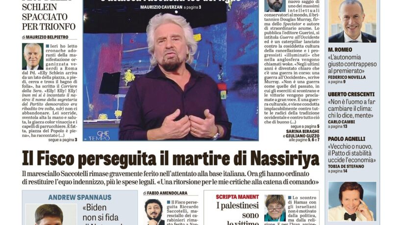 Oggi in edicola