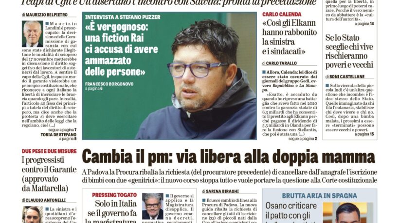 Oggi in edicola