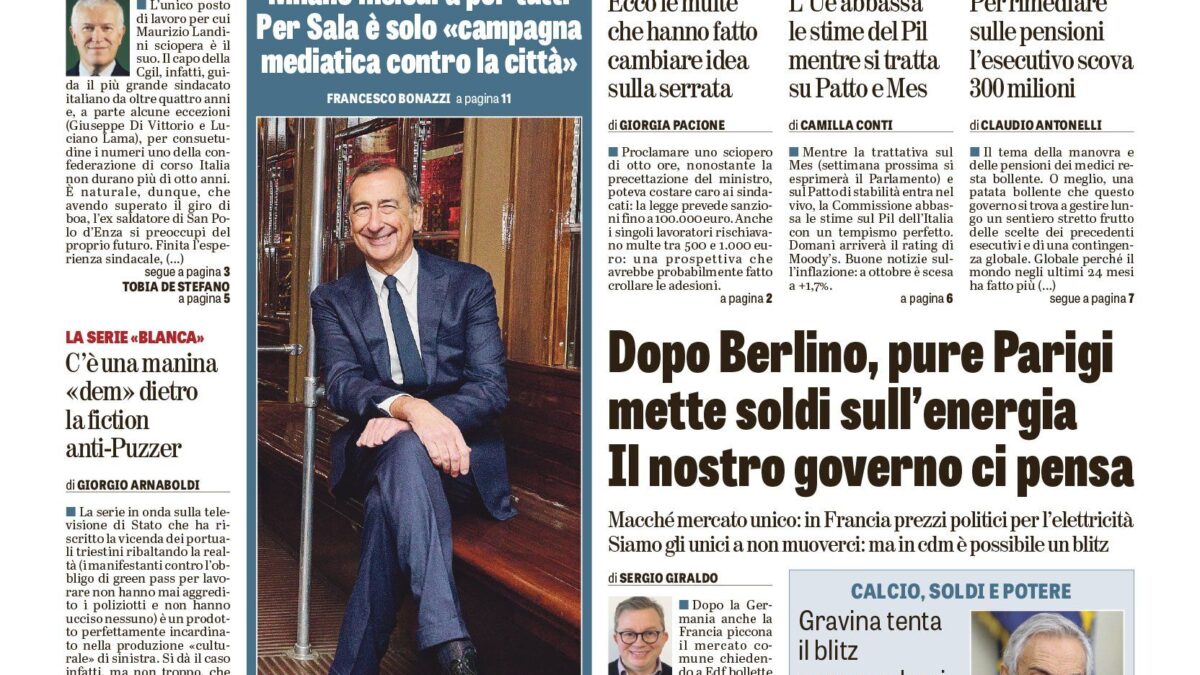 Oggi in edicola