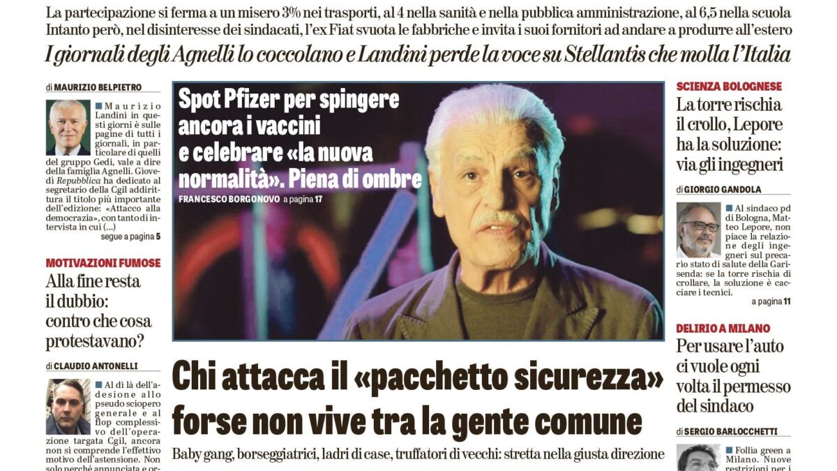 Oggi in edicola