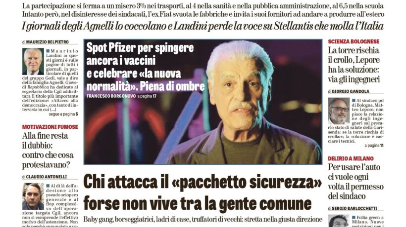 Oggi in edicola