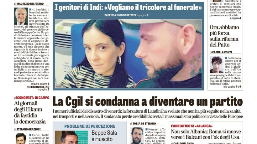 Oggi in edicola