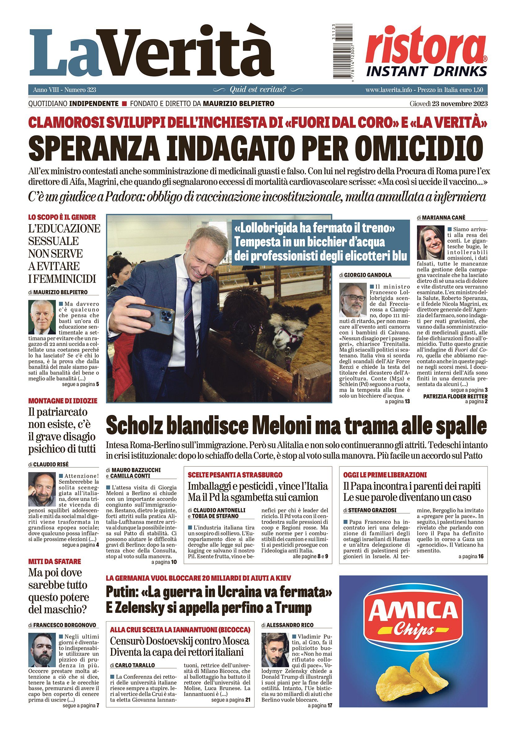 Oggi in edicola
