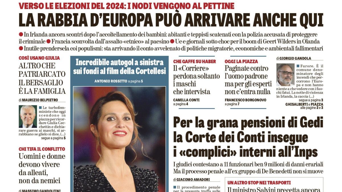 Oggi in edicola