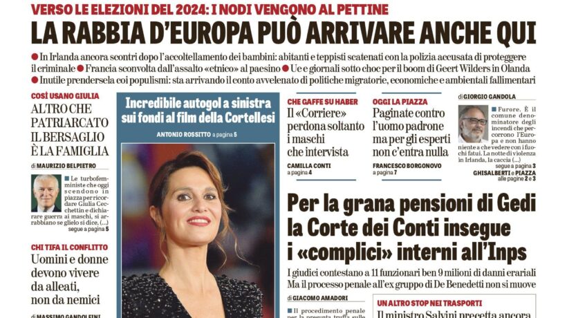 Oggi in edicola