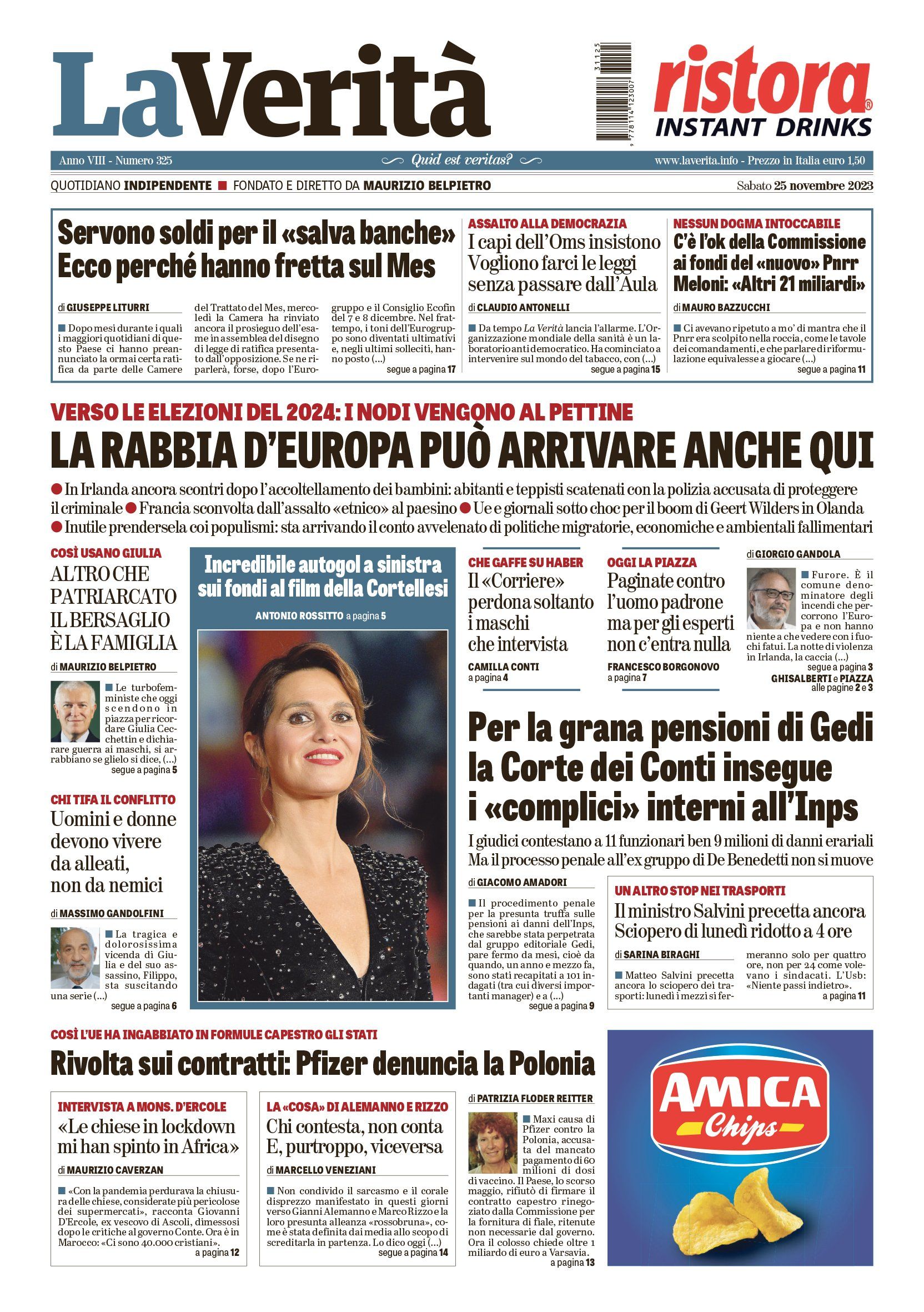 Oggi in edicola