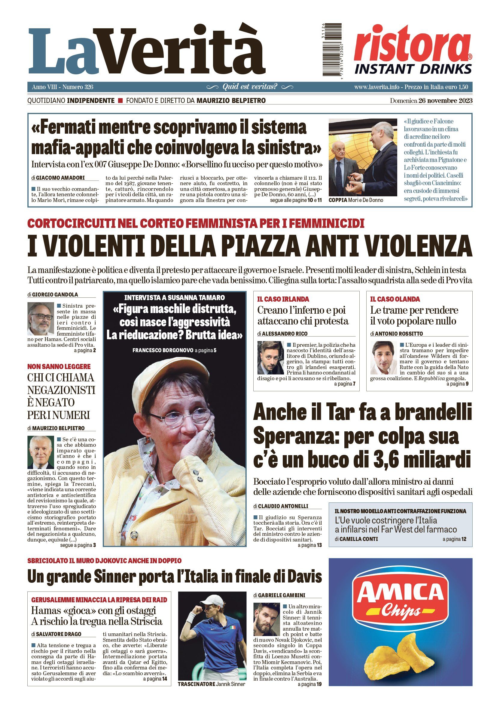 Oggi in edicola