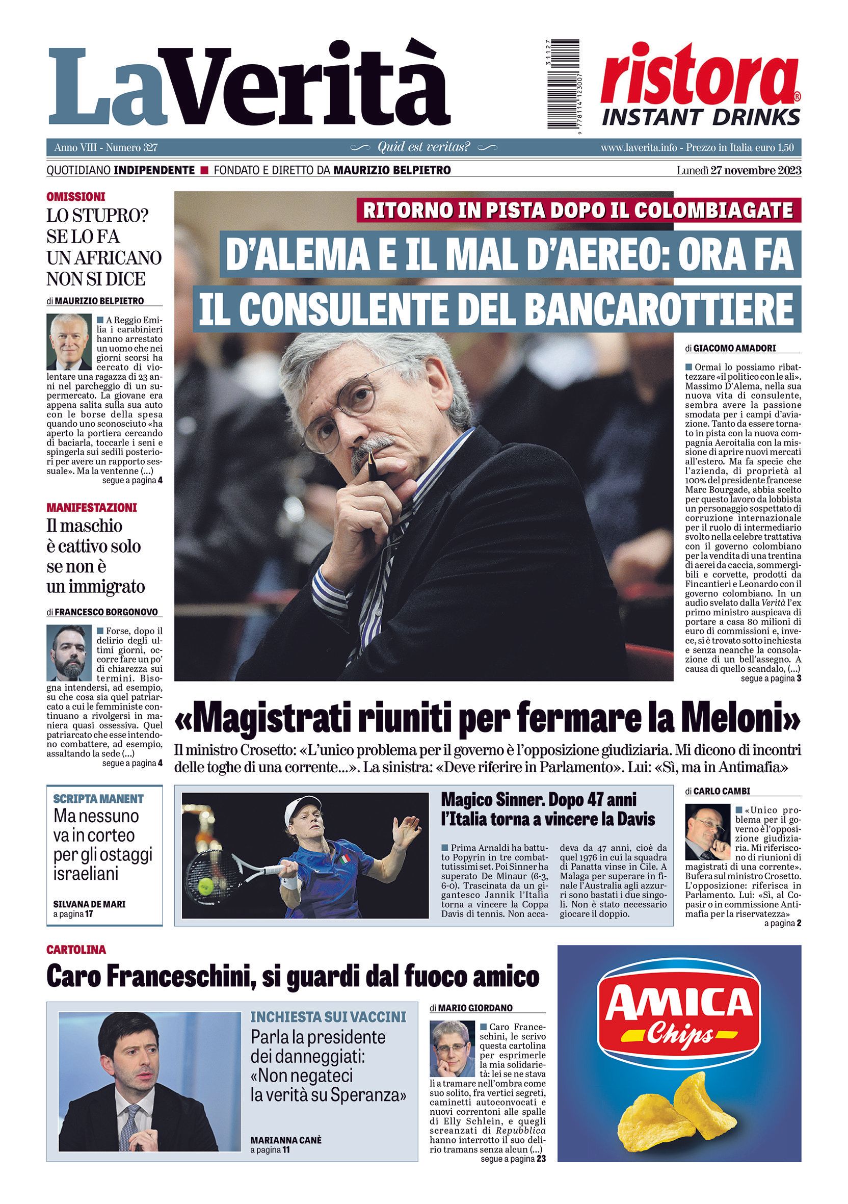Oggi in edicola