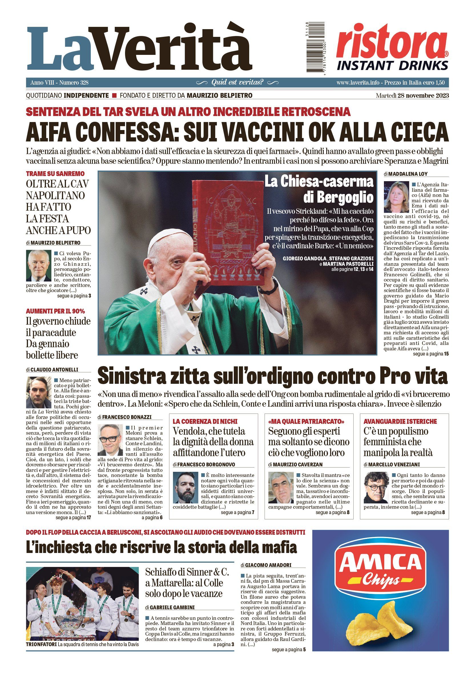Oggi in edicola
