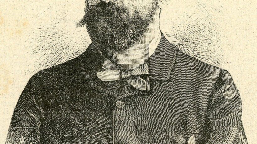 Giuseppe Colombo in una litografia di fine Ottocento