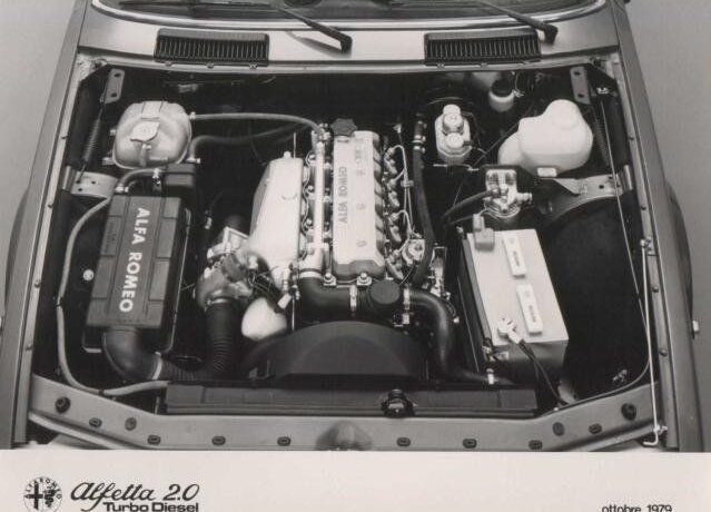 Il motore VM dell'Alfa Romeo Alfetta 2.0 Turbodiesel del 1979 (Stellantis)