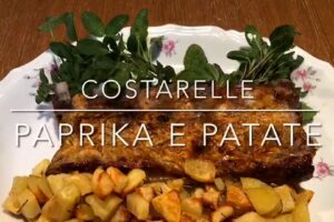 Cuciniamo insieme: costarelle, paprika e patate