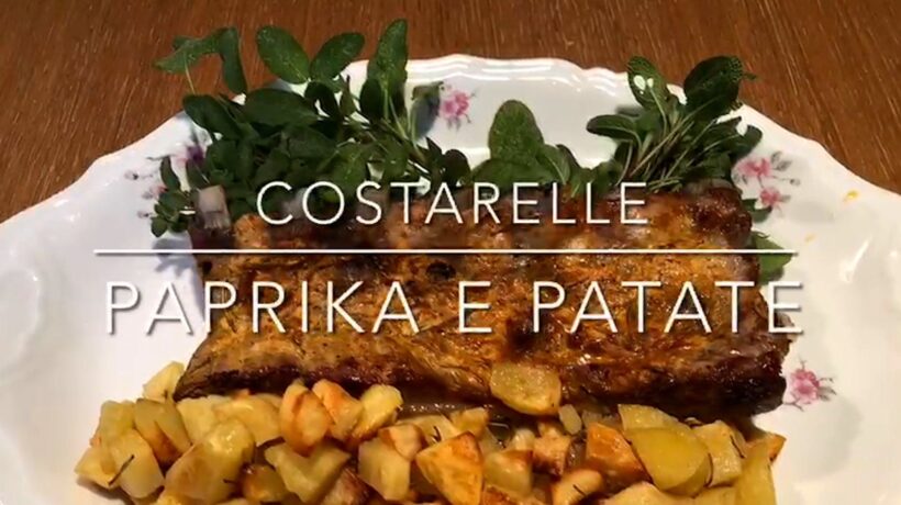 Cuciniamo insieme: costarelle, paprika e patate