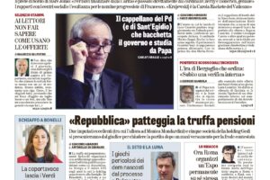 Oggi in edicola