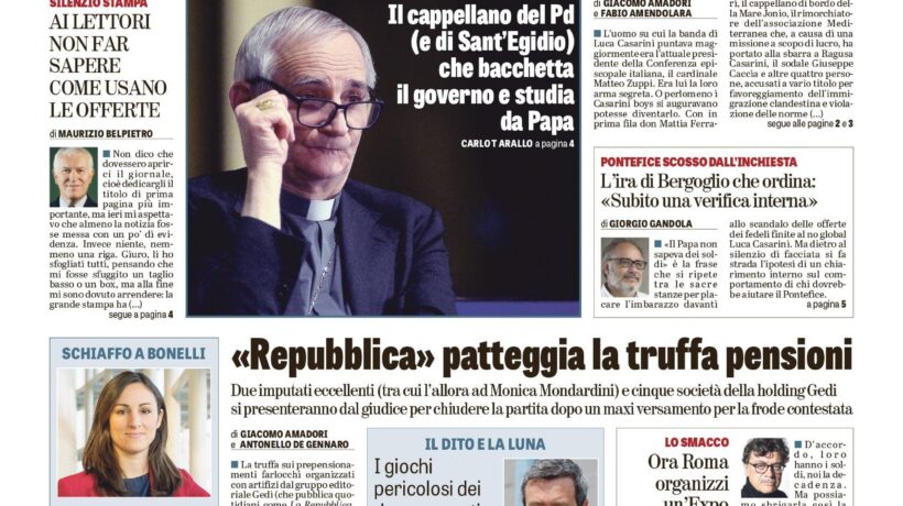 Oggi in edicola