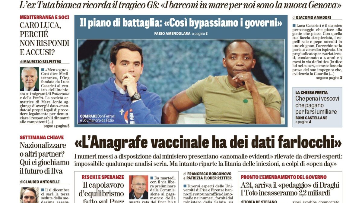 Oggi in edicola