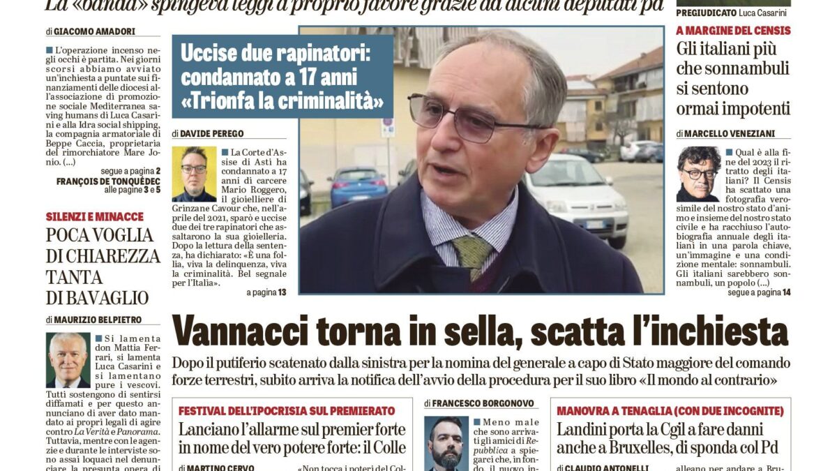 Oggi in edicola