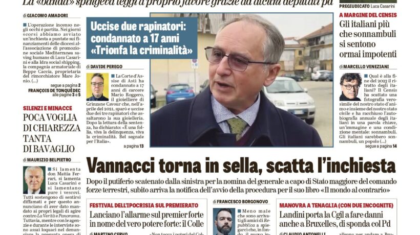Oggi in edicola