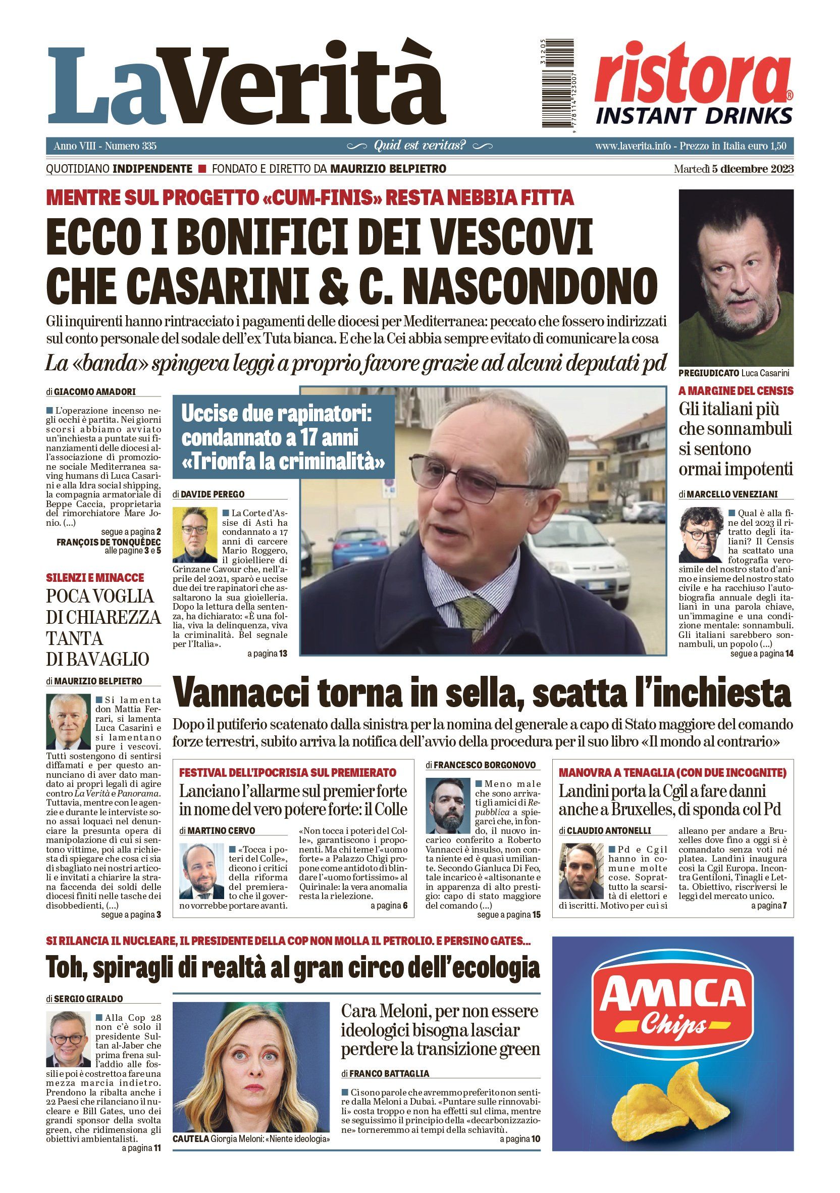 Oggi in edicola