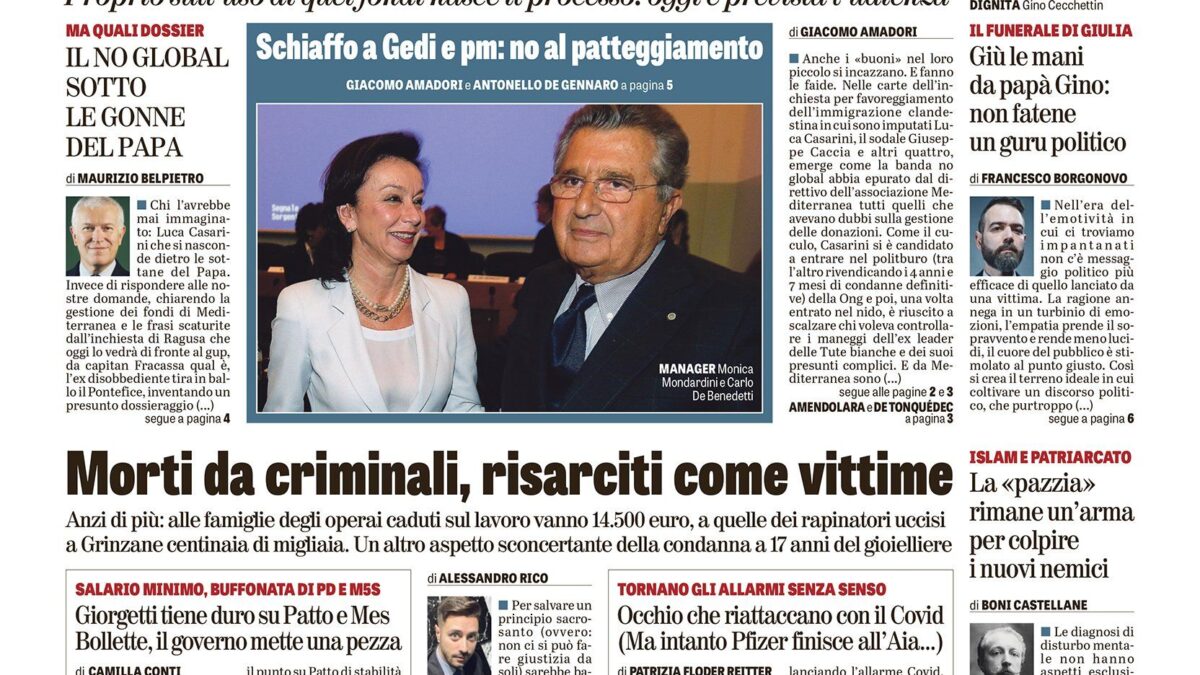 Oggi in edicola