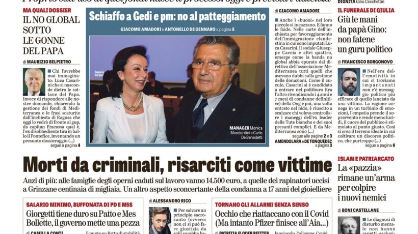 Oggi in edicola