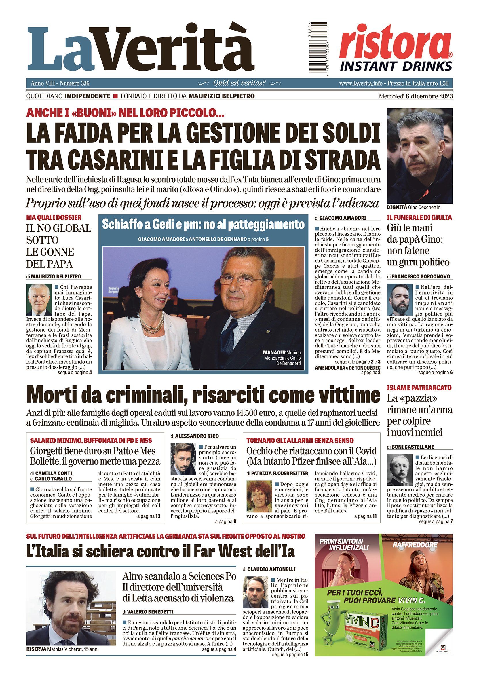 Oggi in edicola