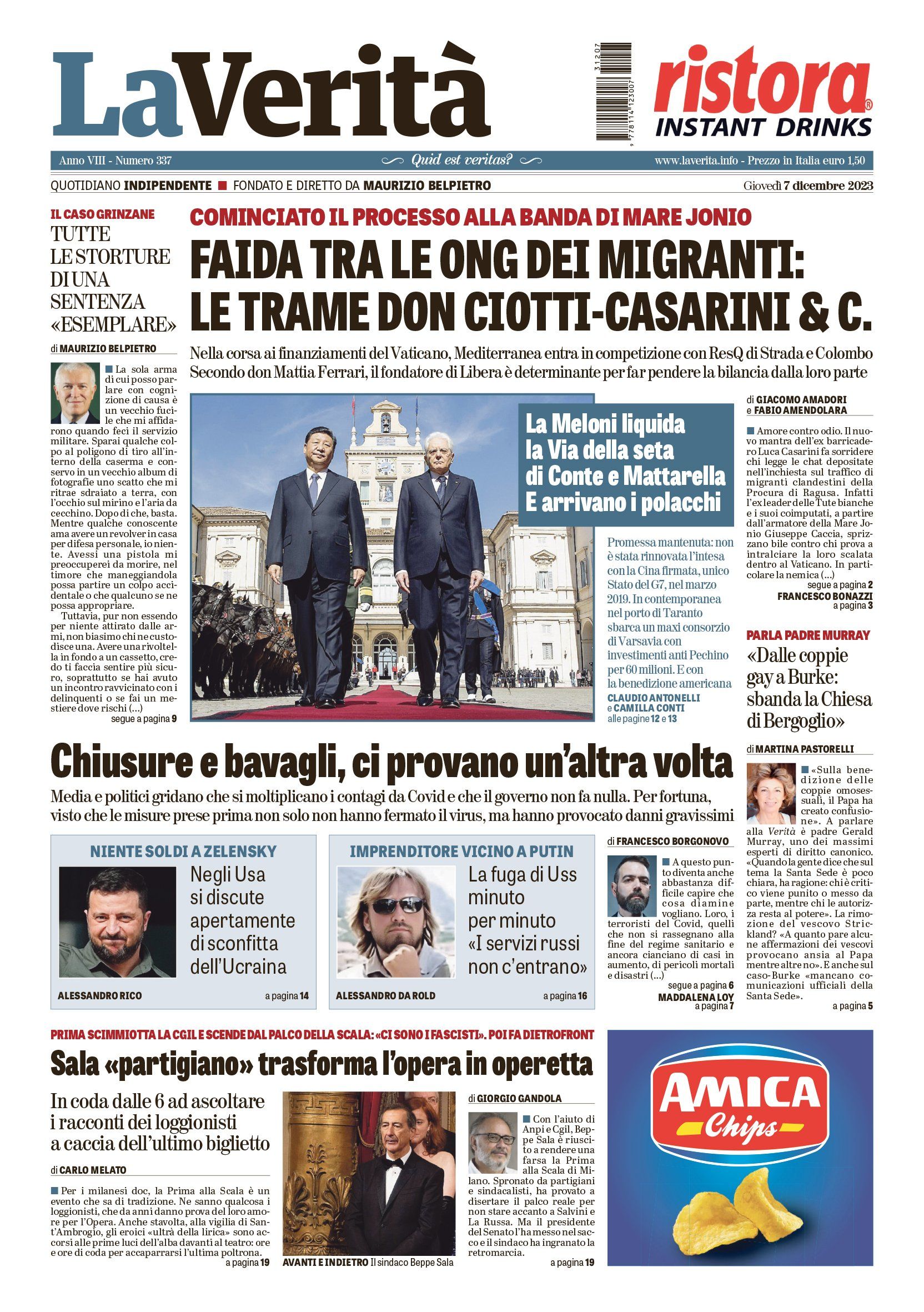 Oggi in edicola