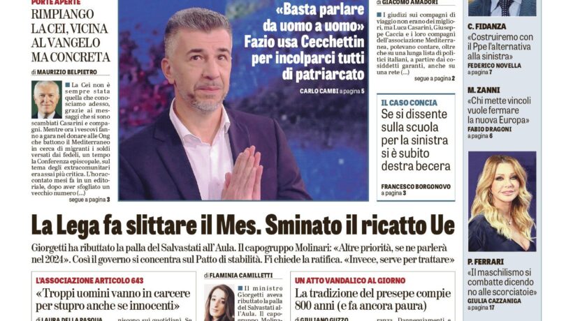 Oggi in edicola
