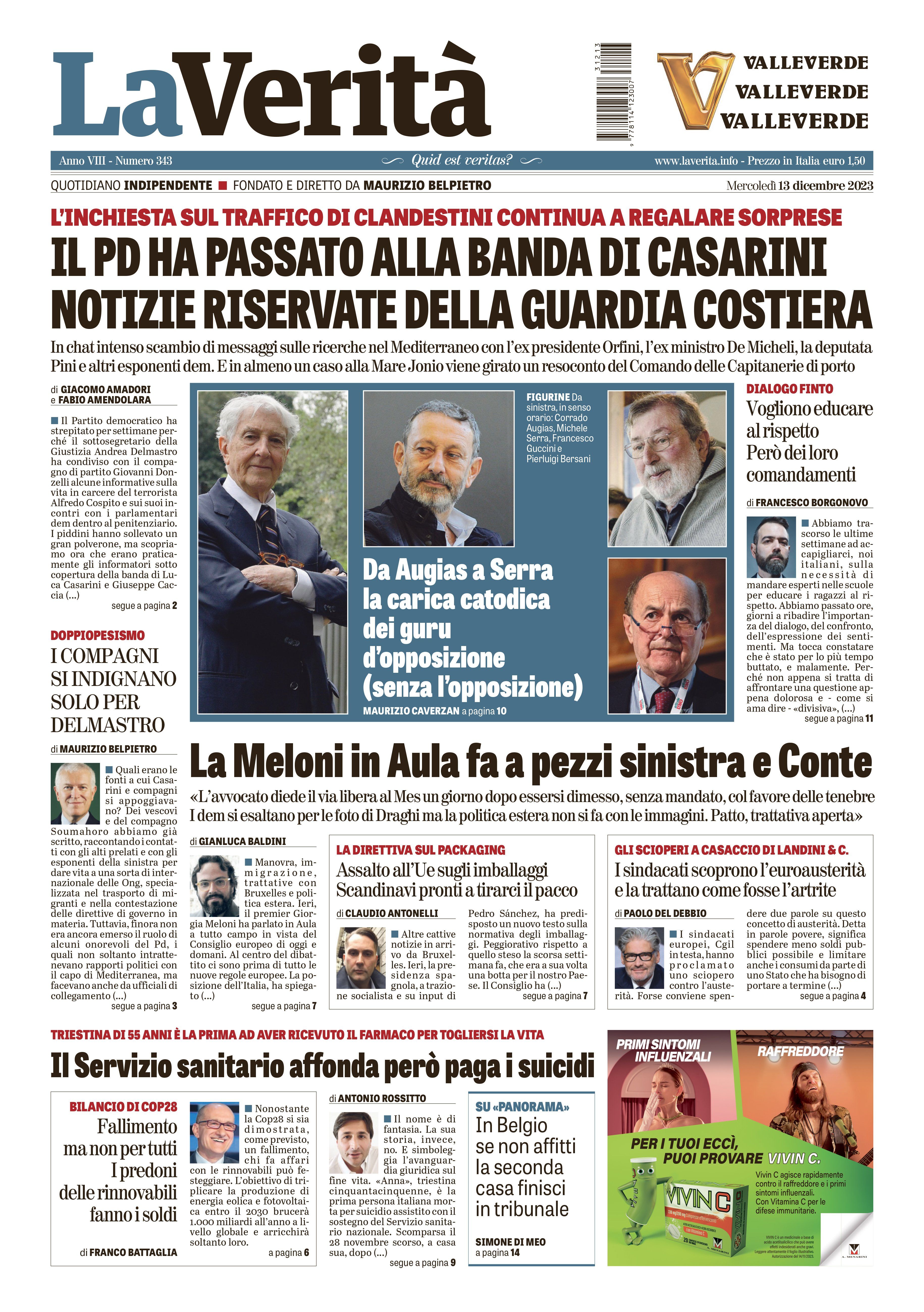 Oggi in edicola
