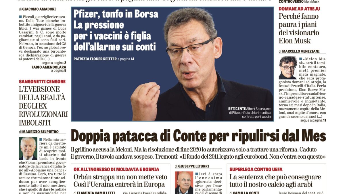 Oggi in edicola
