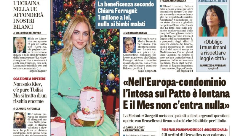 Oggi in edicola