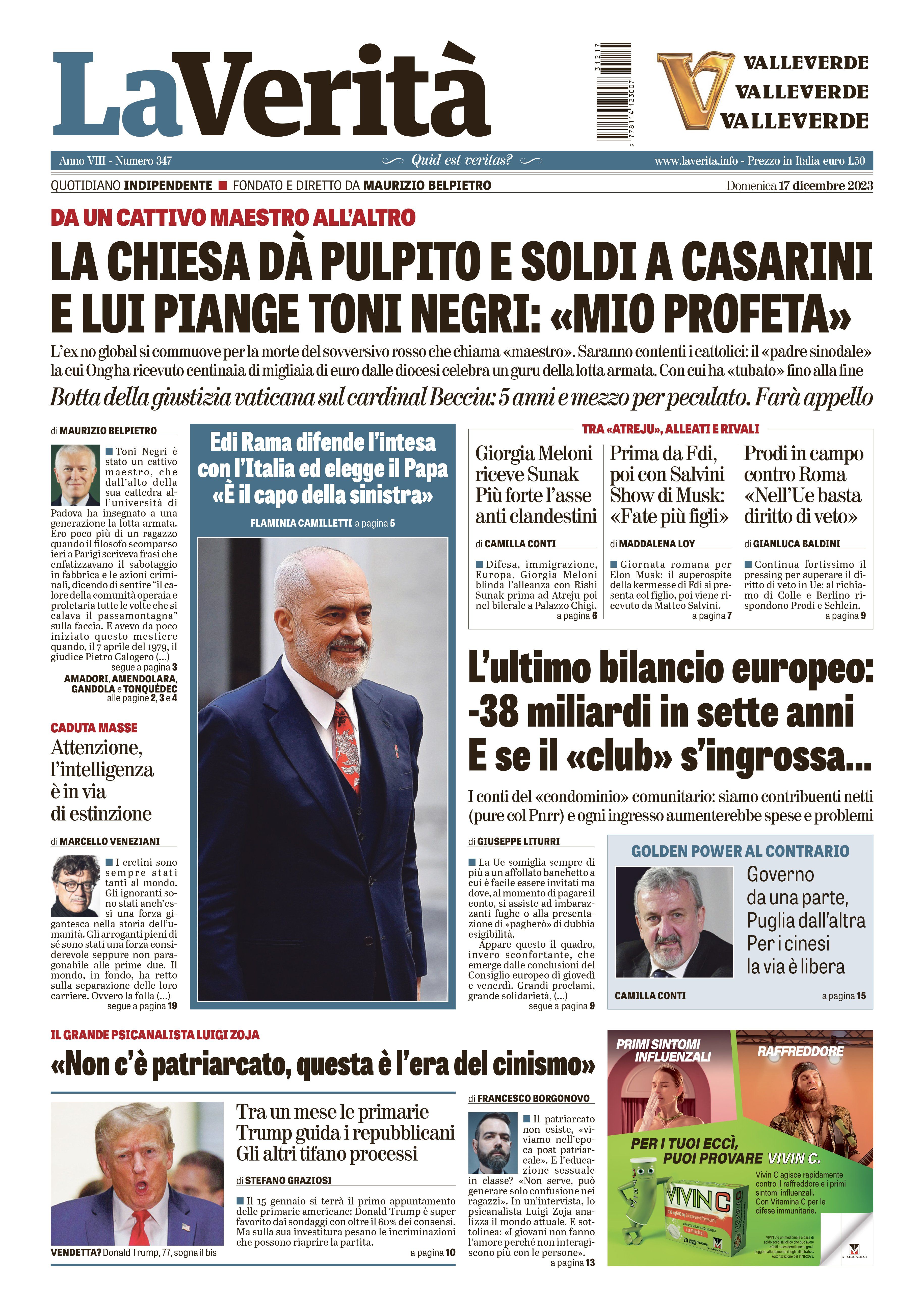 Oggi in edicola