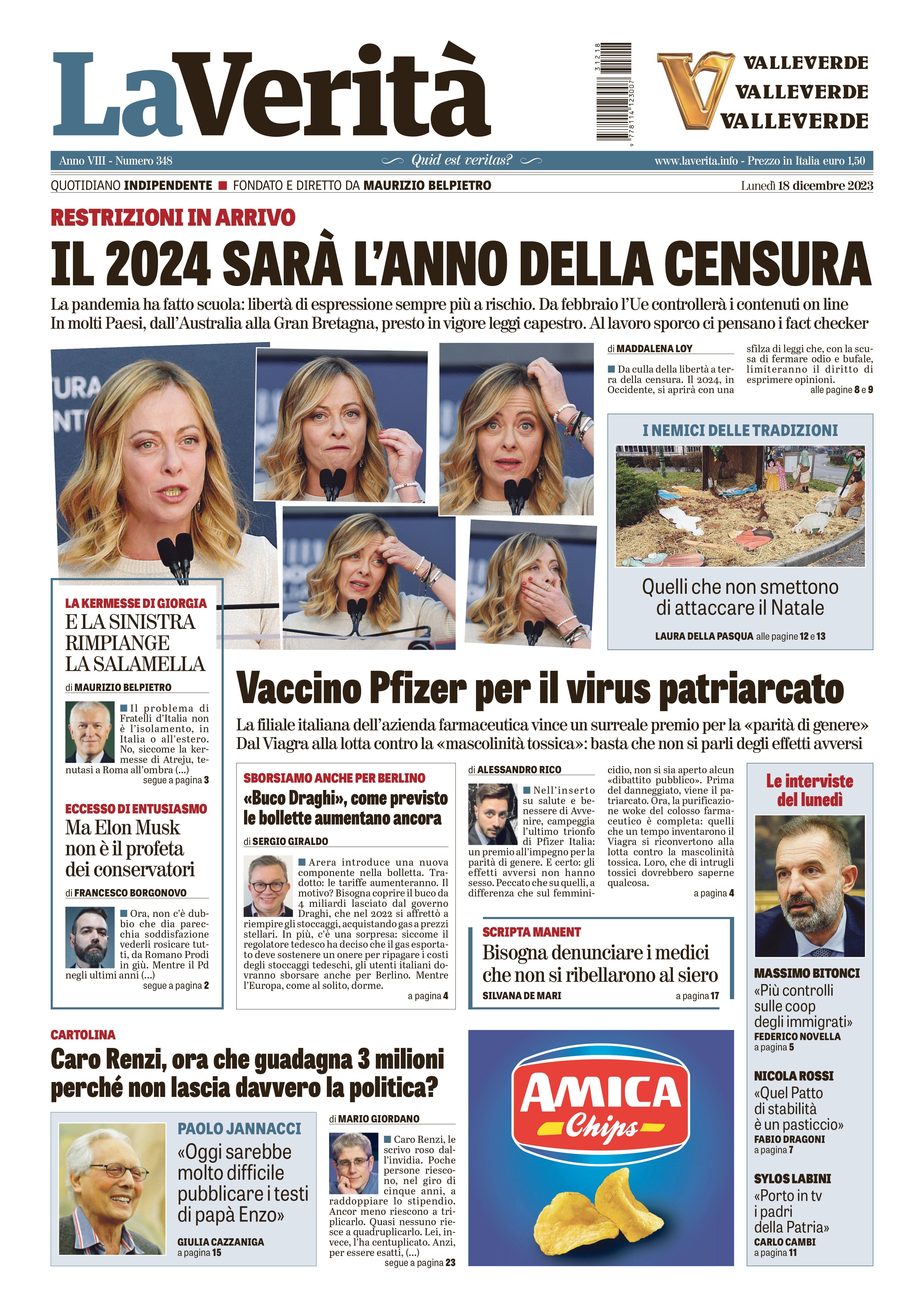 Oggi in edicola