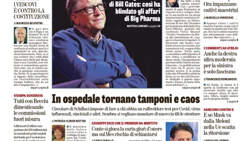 Oggi in edicola