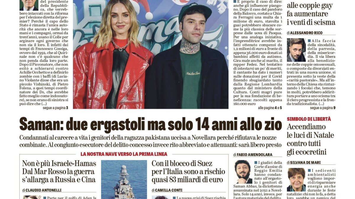 Oggi in edicola